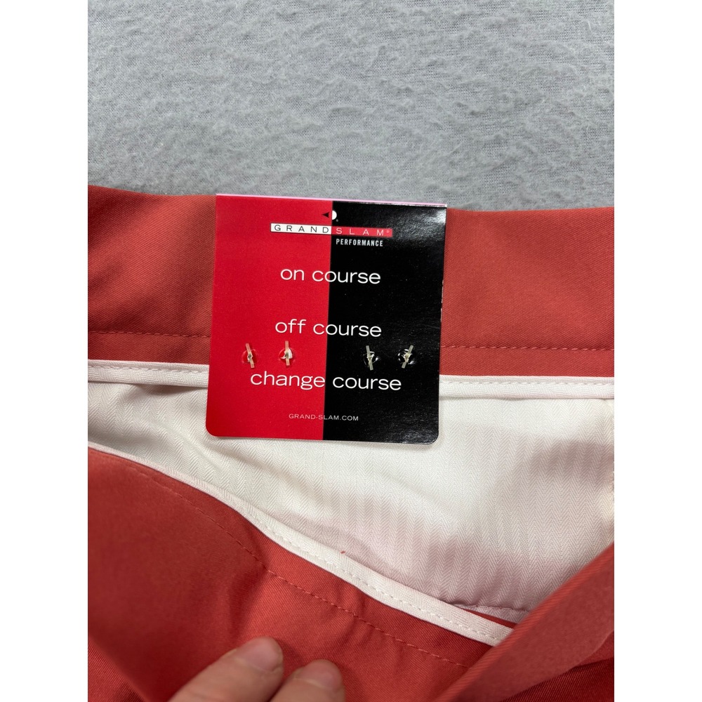 Grand Slam Performance Ultimate Shorts Mens 38 Mineral Red GFSB0011 619 Golf NWT - Picture 3 of 8